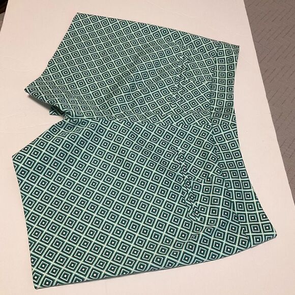 Willi Smith NWOT Walking Shorts, 4. Green, Navy and White Diamonds - Picture 11 of 14